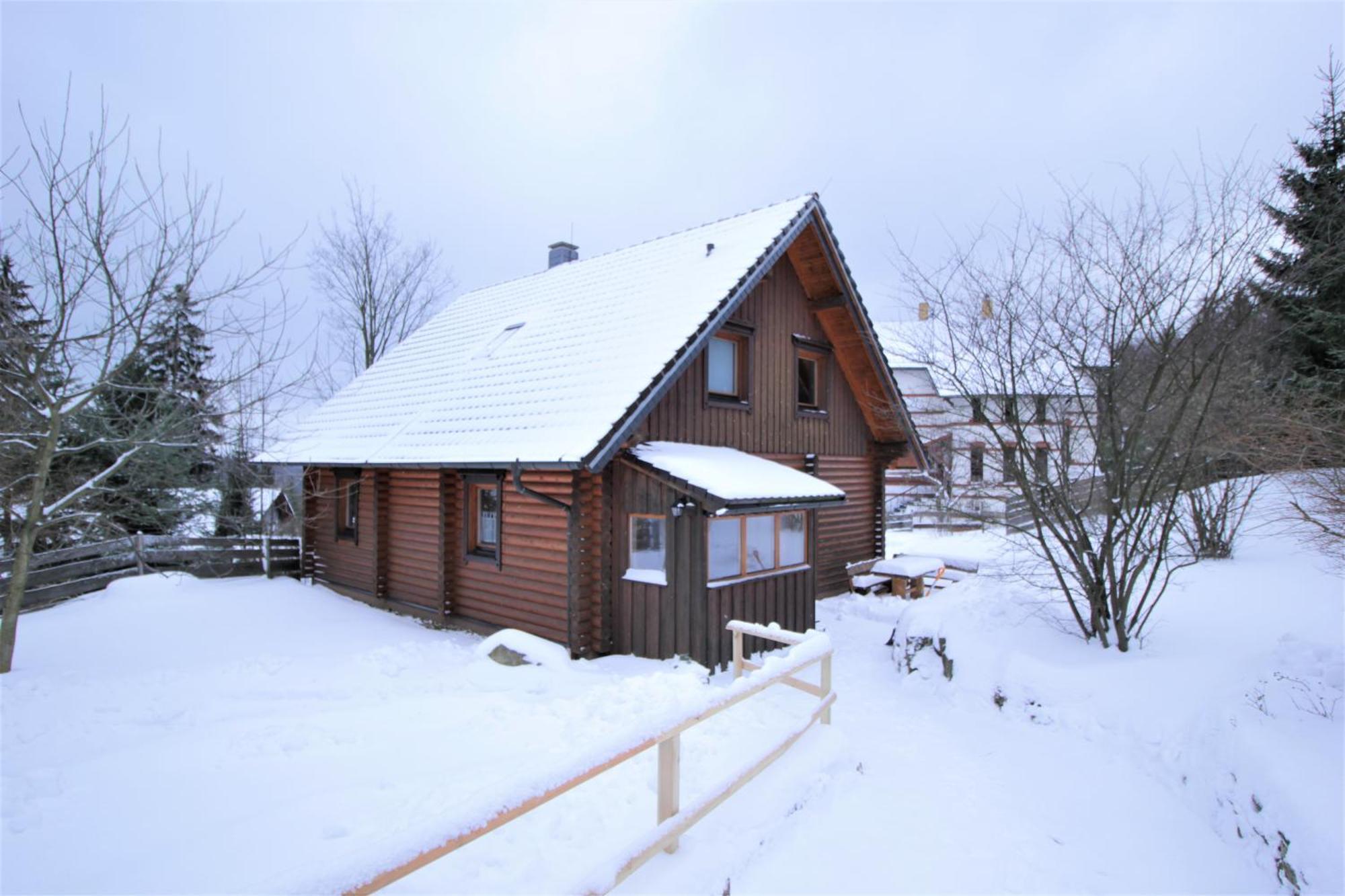 Oybiner Blockhaus Und Ferienwohnungen Hain  Exteriér fotografie