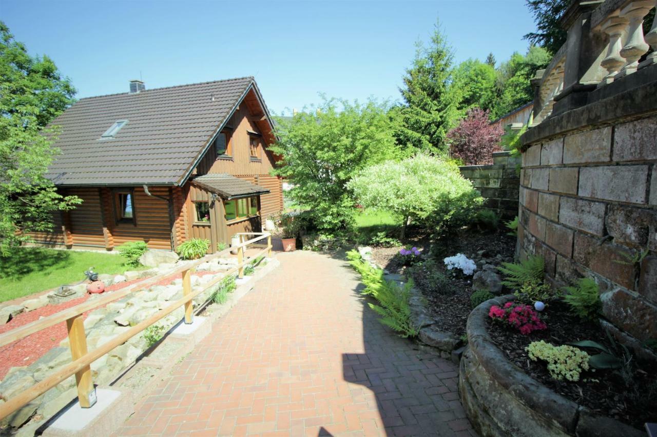Oybiner Blockhaus Und Ferienwohnungen Hain  Exteriér fotografie